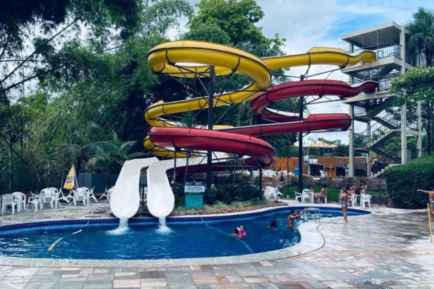 Caldas Novas, Golden Dolphin Grand Hotel, Quarto Sala Cozinha Aconchegante, Ap 361 外观 照片