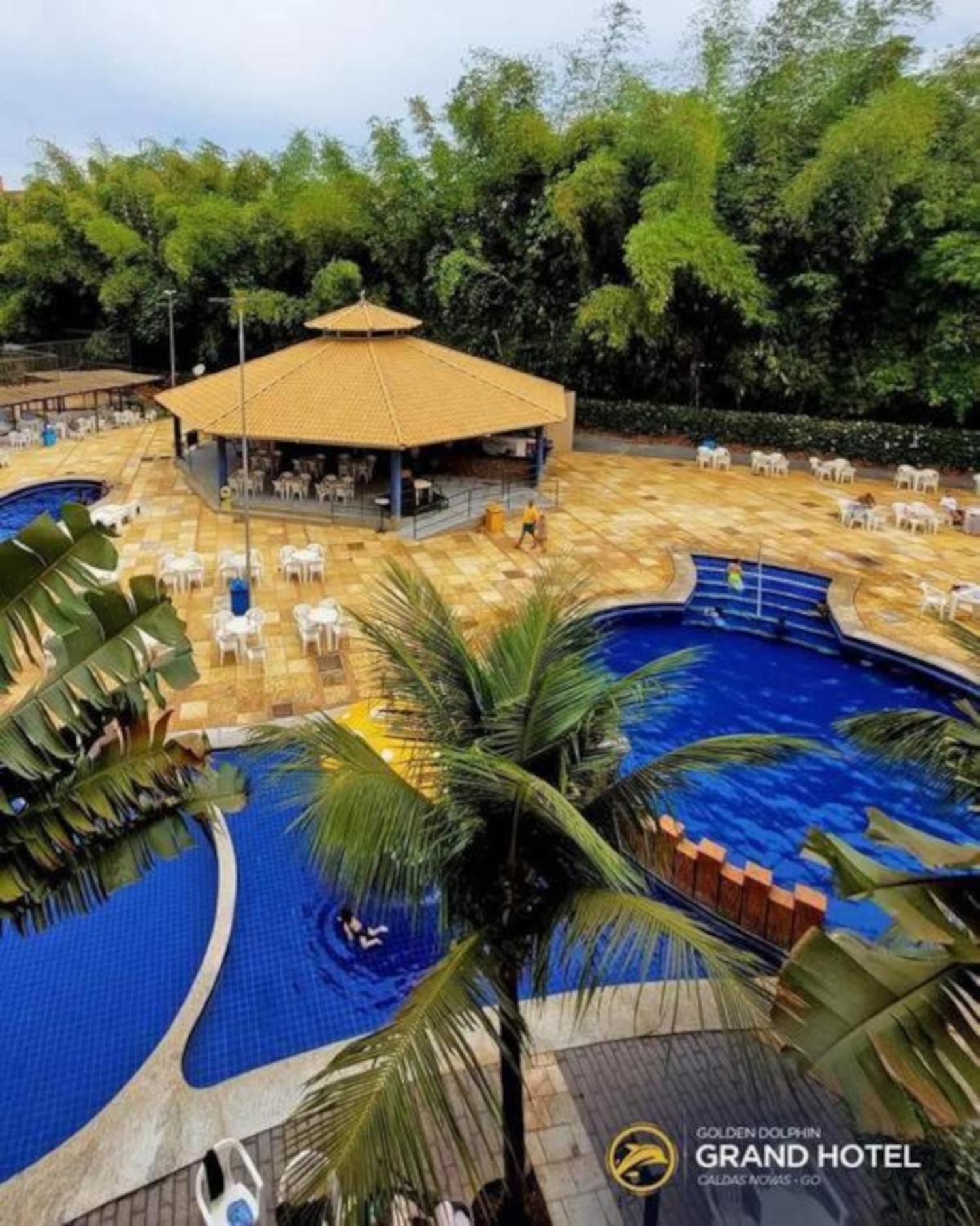 Caldas Novas, Golden Dolphin Grand Hotel, Quarto Sala Cozinha Aconchegante, Ap 361 外观 照片