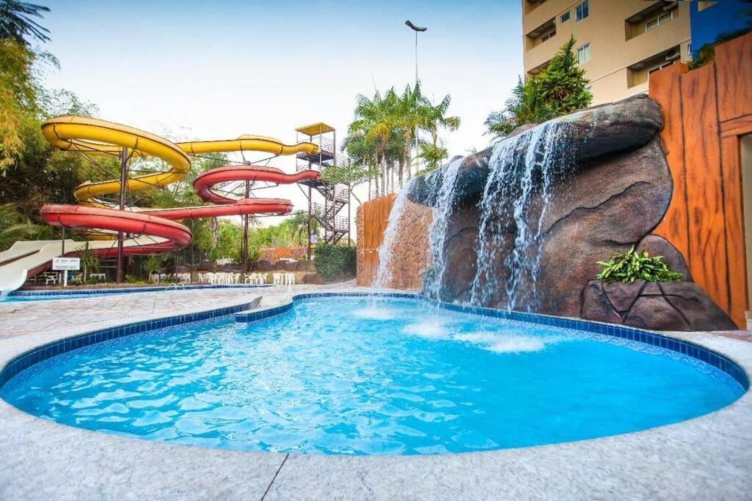 Caldas Novas, Golden Dolphin Grand Hotel, Quarto Sala Cozinha Aconchegante, Ap 361 外观 照片