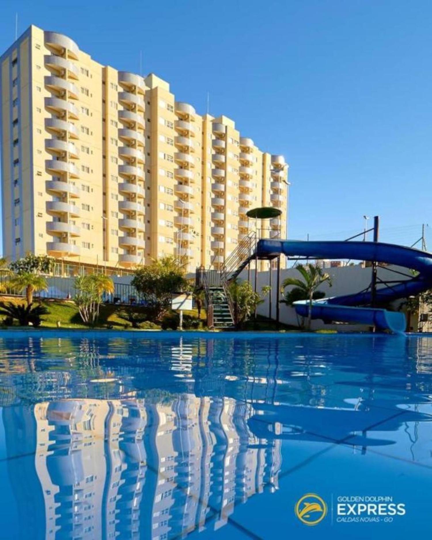 Caldas Novas, Golden Dolphin Grand Hotel, Quarto Sala Cozinha Aconchegante, Ap 361 外观 照片