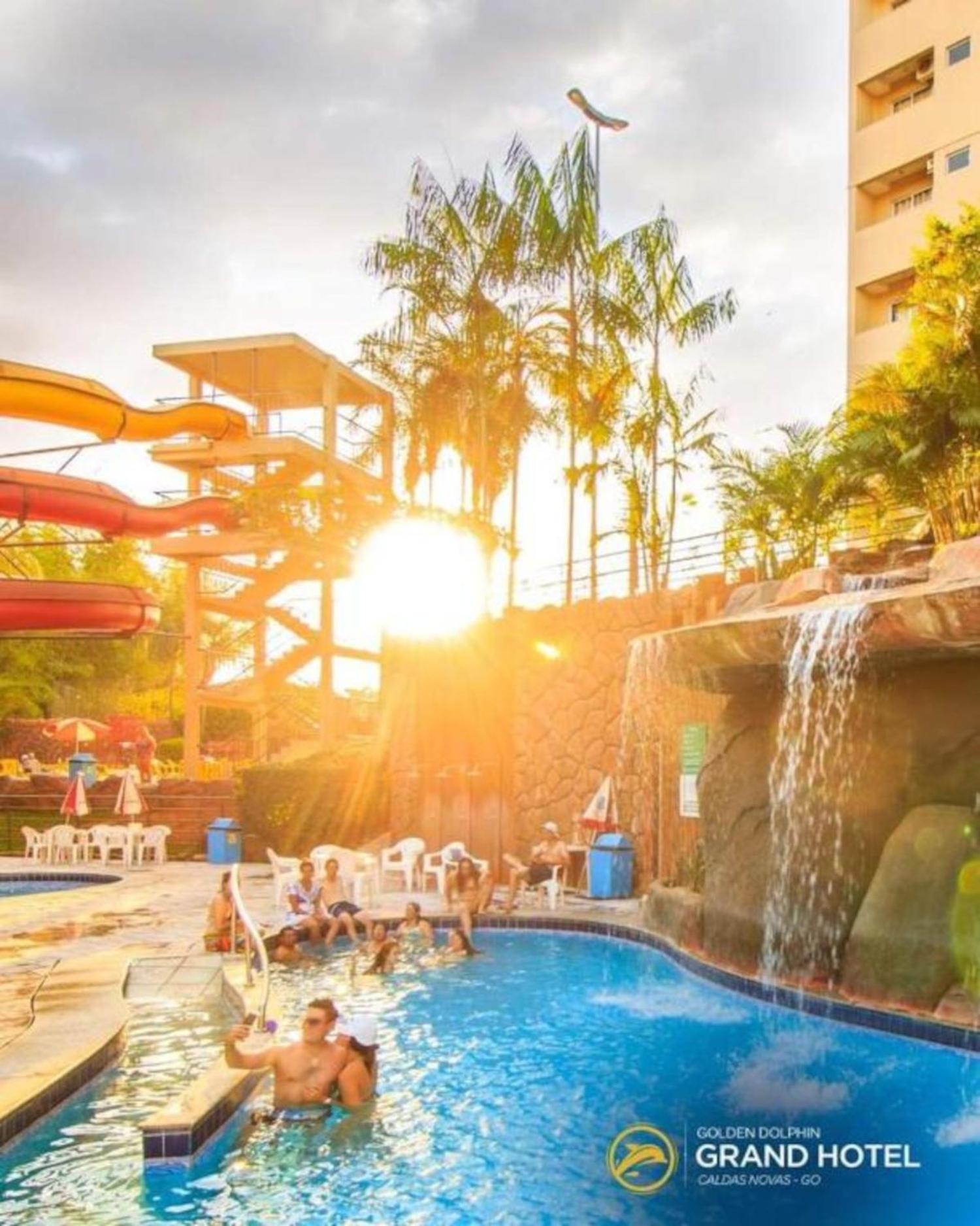 Caldas Novas, Golden Dolphin Grand Hotel, Quarto Sala Cozinha Aconchegante, Ap 361 外观 照片