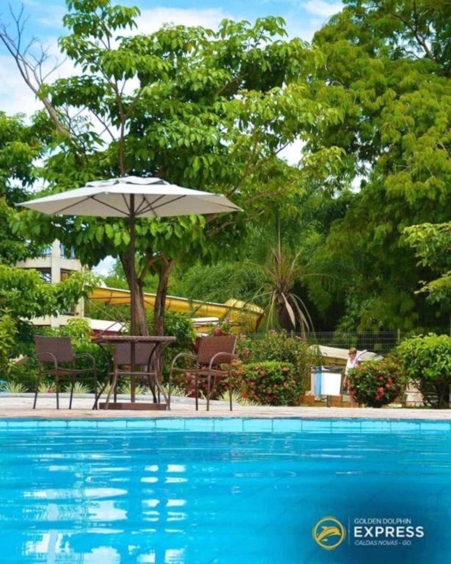 Caldas Novas, Golden Dolphin Grand Hotel, Quarto Sala Cozinha Aconchegante, Ap 361 外观 照片